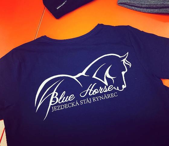 Klubov� tri�ko s logem BLUEHORSE